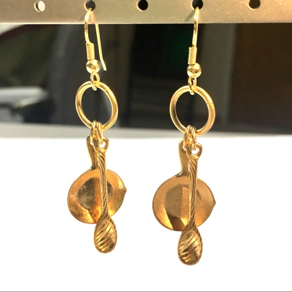 Best Gift Earrings jewelry for cook lovers or Chef - Picture 2 of 3